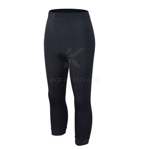 Pantalon de cyclisme sans couture pour homme, best-seller, en spandex/polyester écologique, séchage rapide, tissu respirant pour les longues balades - Product Image 4