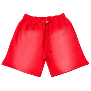 Shorts de jogging vintage personnalisés pour hommes, taille mi-haute, respirants, imperméables, en molleton polyester/coton, vierges, vente en gros - Product Image 1