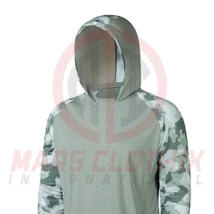 Custom Design Sublimation Breathable Men Fishing Hoodies Outdoor Wear Long Sleeve Fishing Hoodie For <b>Boys</b> - Product Image 4
