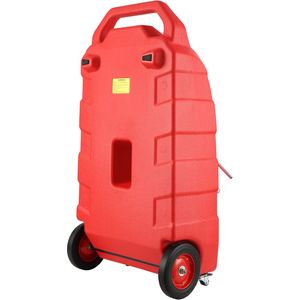 Serbatoio Portatile per Carburante da 32 Galloni con Ruote e Pompa 12V DC per Benzina/Diesel - Product Image 6