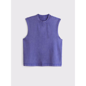 Camiseta sin mangas para hombre, chaleco deportivo, camiseta de tirantes para entrenamiento, top sin mangas para fitness, ropa transpirable de yoga de talla grande OEM - Product Image 4