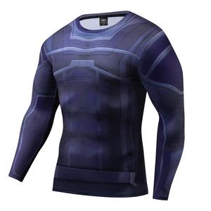 High Performance Rash Guard <b>Athletic</b> Compression Shirt Custom Printing Sportswear Manufacturer Supply - Product Image 5