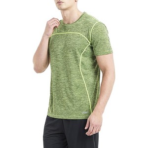 Men's T-<b>Shirt</b> Running Gym Active Athletic Dry Fit Sports Wear Regular Fit 100% Cotton Sporty Knitted <b>Patchwork</b> Blank - Product Image 1