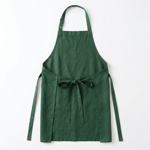 Tablier de Barbier Vert Personnalisable Haut de Gamme avec Impression de Logo sur Tissu Personnalisé pour Usage Professionnel Coiffure Style Fête Quatre - Product Image 2