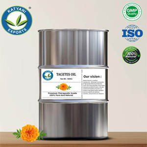 Pure & Natural Tagetes Essential Oil (Tagetes minuta) Steam distilled Aromatherapy & Cosmetics Formulation Oil In India - Product Image 3