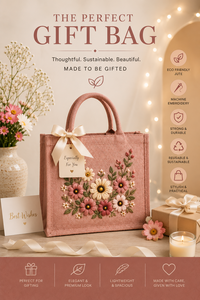 Premium for Jute Tote Bag Solid Embroidery 38x32x15cm Padded Handles Inner Zip Pocket Reinforced Base <b>Beach</b> Ready Canvas Lining - Product Image 3