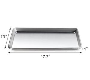Bandejas y moldes para hornear de aluminio, bandejas para panecillos sin recubrimiento, ecológicas, bandejas de aluminio para panadería Henry Foodservice Gauge - Product Image 2