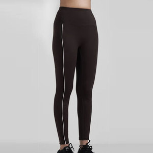 Custom 2026 New Arrival Summer Solid Blank Gym Training High Waistband Four Way Stretch Fitness Yoga <b>Leggings</b> <b>Scrunch</b> <b>Butt</b> - Product Image 5
