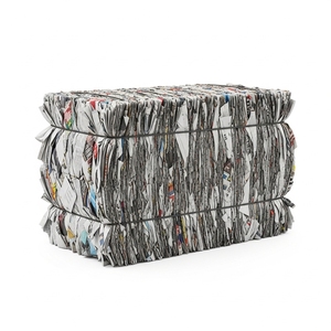Papel Reciclado Listo para Exportación con Recortes de Periódicos Usados Empacados en Fardos Seguros para Importadores Mayoristas que Buscan Material - Product Image 1