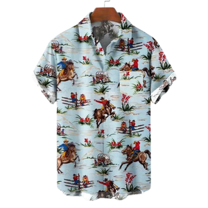 His and Hers Tropical <b>Shirts</b> Matching Summer Beach Hawaiian Wear - Product Image 3