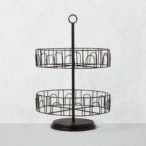 Classic 3 Tier & 2 Tier Fruit Basket Stand Metal <b>Kitchen</b> <b>Storage</b> <b>Rack</b> Countertop Organizer for home hotel restaurant - Product Image 6