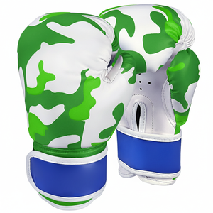 Guantes de Boxeo de Piel Sintética PU Personalizados al por Mayor, con Palma de Malla Transpirable, para Uso en Gimnasio - Product Image 2