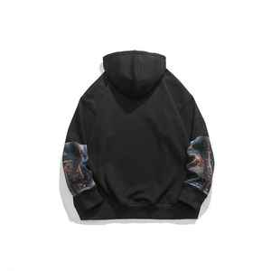 Sweat-shirts pour hommes à la mode, écologiques, imperméables, doublés, à manches longues, de haute qualité, avec logo personnalisé, en polyester/rayonne - Product Image 4