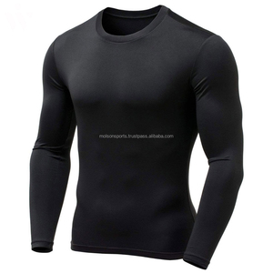 T-shirt de compression MMA pour homme, tenue de sport ajustée et extensible, t-shirt de fitness, t-shirt de sport pour homme, rashguard - Product Image 3