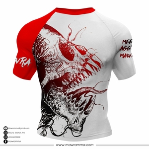 Mawra – T-shirt de compression à manches longues pour homme, imprimé sur mesure, pour le sport, la gym, le MMA et le BJJ - Product Image 5