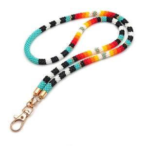 Collier porte-badge perlé bohème abordable et élégant pour femme au meilleur prix - Product Image 3