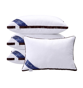 Almohada de Lujo Asequible, Alta Resiliencia, Núcleo de Algodón Natural, Transpirable, Soporte para la Cabeza, Logotipo Personalizado, Lista para Enviar al por Mayor - Product Image 1