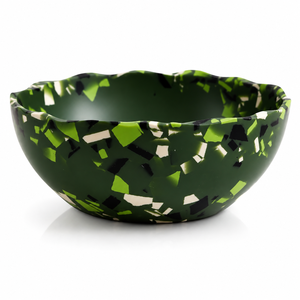Bols à salade en résine polie, écologiques, modernes, blancs et multicolores, pour les fêtes - Vente en gros de bols de service, bols personnalisés - Product Image 2