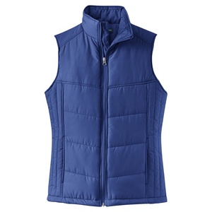 Automne hiver femmes court coton vers le bas gilet court col montant chaud sans manches matelassé gilet extérieur veste hauts vêtements d'extérieur - Product Image 4