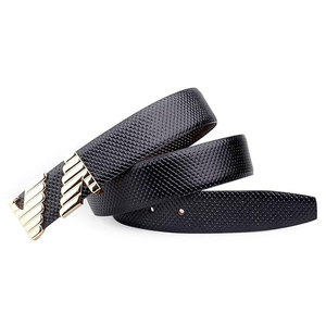 Ceinture en cuir véritable sur mesure, ceintures décontractées de créateur pour hommes, ceinture en cuir véritable pour hommes de qualité supérieure, vente en gros directe d'usine - Product Image 6