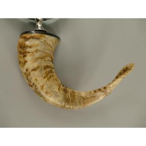 Lupa de cuerno de búfalo curvada con borde plateado, últimos diseños - Product Image 4