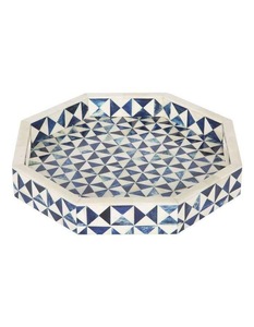 Plateau Feng Shui de Luxe Fait Main Écologique avec Incrustations en Os – Design Décoratif Élégant, Qualité Supérieure pour la Maison et la Cuisine (Idéal pour Servir) - Product Image 3