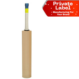Bate de críquet liso sin pegatinas, listo para enviar, bajo MOQ, venta al por mayor, en stock, bate de críquet juvenil, bajo MOQ, para jóvenes - Product Image 1