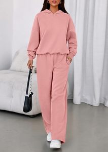 <b>Women's</b> Oversized <b>Hoodie</b> Tracksuit Set Premium Fleece <b>Hoodie</b> Jogger Set For <b>Women</b> <b>Women's</b> Athleisure <b>Hoodie</b> And Sweatpants Set - Product Image 4