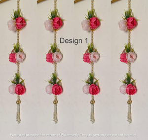 Guirnaldas Florales Artificiales Hechas a Mano para Decoración de Bodas, Fondo de Escenario y Decoración Festiva del Hogar, Decoración para Haldi, Mehndi y Diwali - Product Image 2