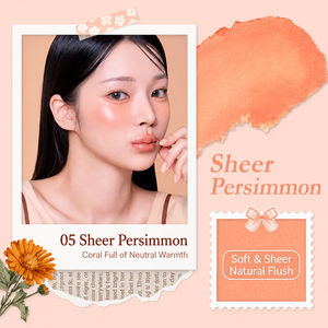Rubor en Barra MAKEHEAL con Color, 6g, 5 Tonos, Rubor Coreano en Barra, Brillo Ligero, Maquillaje Facial K-Beauty - Product Image 4