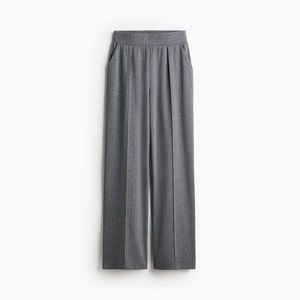 Pantalones de Vestir de Cintura Alta para Mujer, Diseño de Crepé, Pantalones Casuales para Mujer, OEM ODM - Product Image 1
