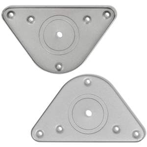 43.3 cromato \ "4 gambe mobili regolabili in altezza per tavoli e sedie - Product Image 4