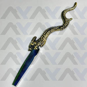 Navaja de Adelgazamiento de Pelo con Diseño de Dragón para Barberos, de Acero Inoxidable, Herramienta para Estilizar el Cabello y Adelgazar la Barba - Product Image 6