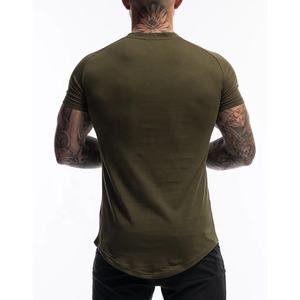 Men's New Summer Slim Fit Short Sleeve Workout Gym <b>T</b>-<b>Shirt</b> Oversized Fitness Tights Muscle Top <b>Bodybuilding</b> Clothing - Product Image 2