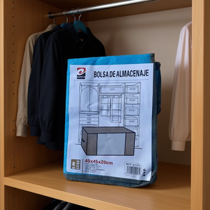 Sac de rangement pliable non tissé 45x45x20 BOLSA DE ORGANIZADOR pour vêtements - Product Image 3