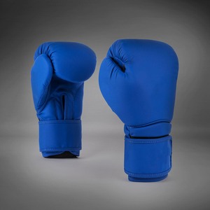 Guantes de Boxeo Profesionales Ligeros Personalizados OEM, Blancos y Azules |   Logotipo de su Marca |   Cinturón de Cuero Premium con Cierre de Hebilla para Entrenamiento - Product Image 4