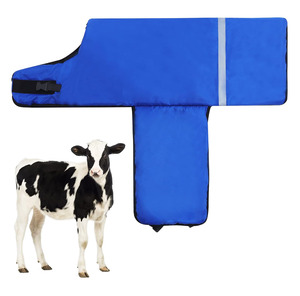 Manta Impermeable y Aislante de Alta Calidad para Terneros, Chaqueta de Tela Oxford Resistente al Viento para Ganado Recién Nacido, Abrigo Acolchado para Clima Frío - Product Image 1