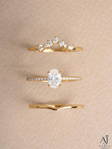 Bague de fiançailles de luxe en argent 925 plaqué or avec moissanite ovale centrale et halo, bijou de mariage pour cadeau de mariée - Product Image 4