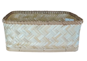 Bán Chạy Nhất Handmade Hình Chữ Nhật Tre Lưu Trữ Giỏ Dệt Rơm Giặt Cản Bị Nhà Bếp Bán Buôn Hình Chữ Nhật Lưu Trữ - Product Image 3