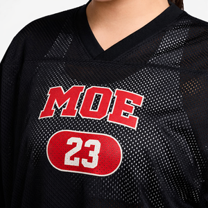 Jersey de Fútbol Americano Unisex Negro de Moda 2026, Corte Holgado, Personalizable con Logotipo, Impresión OEM, Venta al Por Mayor, Marca Privada, Compradores de EE. UU. - Product Image 3