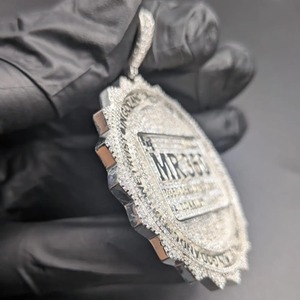 Colgante de Diamantes de Plata 925 Mr.360, Estilo Hip Hop, Joyería para Uso Diario Masculino, Diamantes Cultivados en Laboratorio - Product Image 6