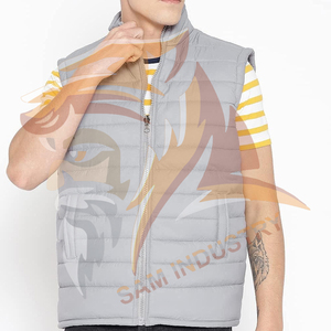 เสื้อแจ็คเก็ตพัฟเฟอร์แบบสั่งทำ OEM ดีไซน์ทันสมัยขายดีที่สุด เสื้อแจ็คเก็ตพัฟเฟอร์แบบไม่มีแขน เสื้อผ้าผู้ชายแฟชั่น เสื้อแจ็คเก็ตแบบไม่มีแขน - Product Image 2