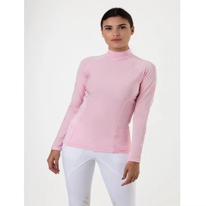 เสื้อเบสเลเยอร์สำหรับขี่ม้าผู้หญิงสีชมพูแขนยาวพิมพ์ลายม้า รับผลิตตามสั่ง ขายส่ง - Product Image 4