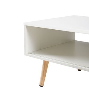 41.34 \ "tavolino da salotto moderno con porta scorrevole e tavolino in legno massello in stile Rattan - Product Image 3