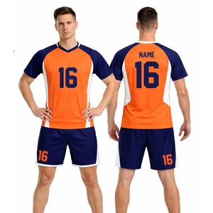 เสื้อวอลเลย์บอลแบบขายส่ง OEM ขนาดตามสั่ง ระบายอากาศได้ดี ชุดกีฬาสำหรับผู้ใหญ่ พร้อมโลโก้พิมพ์ตามสั่ง คุณภาพดีที่สุด - Product Image 1