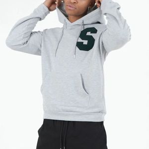 Sudadera con capucha moderna de estilo urbano con bordado chenille de Trendy USA, sudadera de invierno de calidad premium con logo personalizado. - Product Image 5