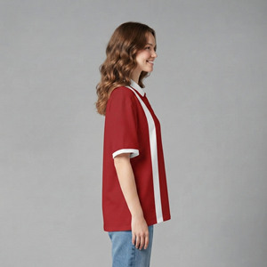 Nouveauté : Polo pour femme 100% coton, style décontracté, 2 couleurs, respirant, tendance, coupe classique, idéal pour le golf. - Product Image 2