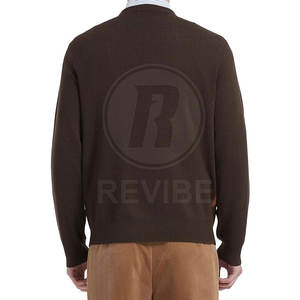 Pull tendance pour homme en coton et laine, style décontracté, prix bas, en promotion - Product Image 3