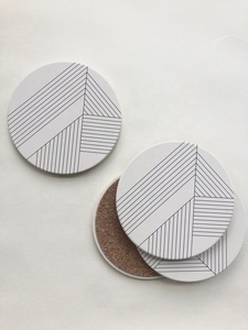 Enamel Print Tea Cup Mats Pads Modern Luxury <b>Square</b> Eco-Friendly Household Dinnerware Indian Homemade Wood Printed Serving - Product Image 6