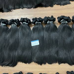 Vente de Noël Super Virgin Remy Cheveux Humains Vietnamiens Extensions à Double Trame Machine 100% Naturelles Lisses Fabriquées en Usine - Product Image 4